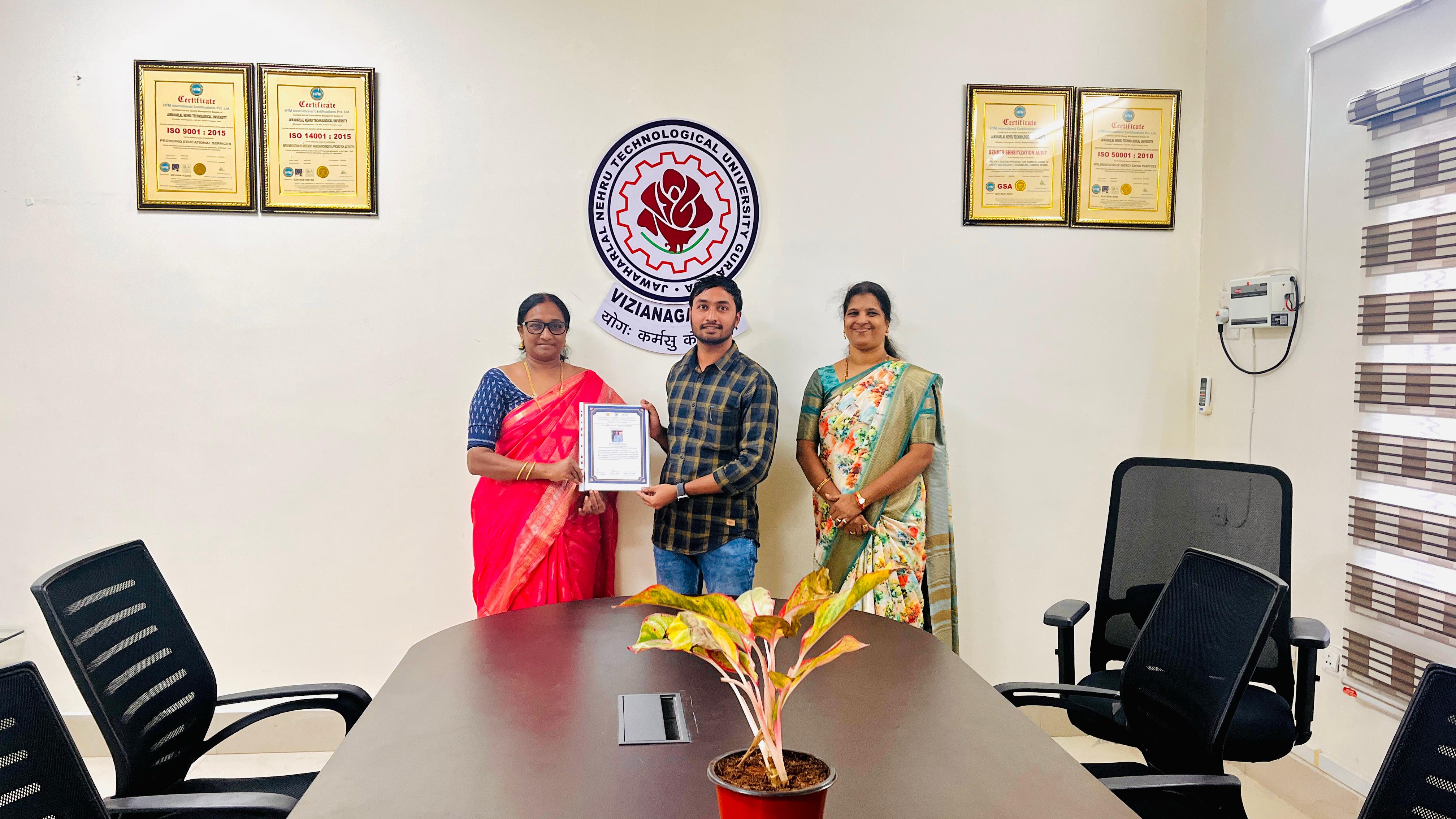 Guest lecture and knowledge sharing session at JNTU-GV